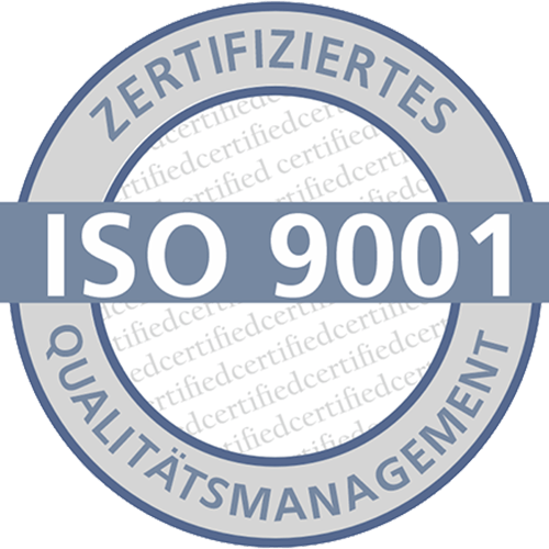 Zertifiziertes Unternehmen nach ISO 9001